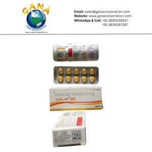 Valif Vardenafil 20 mg Tablet