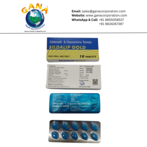 Sildalip Gold Sildenafil 100 mg + Dapoxetine 100 mg Tablet