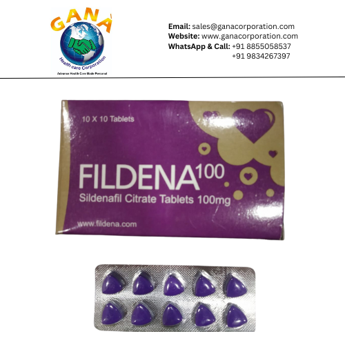 Fildena Sildenafil 100 mg Tablet
