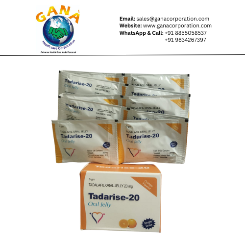 Tadarise Tadalafil 20 mg Oral Jelly
