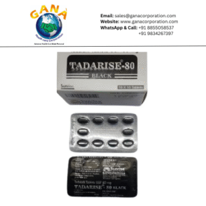Tadarise Black Tadalafil 80 mg Tablet