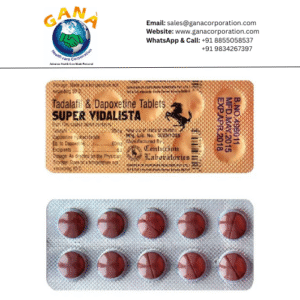 Super Vidalista Tadalafil 20 mg + Dapoxetine 60 mg Tablet