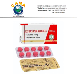 Extra Super Vidalista Tadalafil 40 mg + Dapoxetine 60 mg Tablet