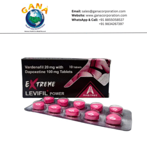 Extreme Levifil Vardenafil 20 mg + Dapoxetine 100 mg Tablet
