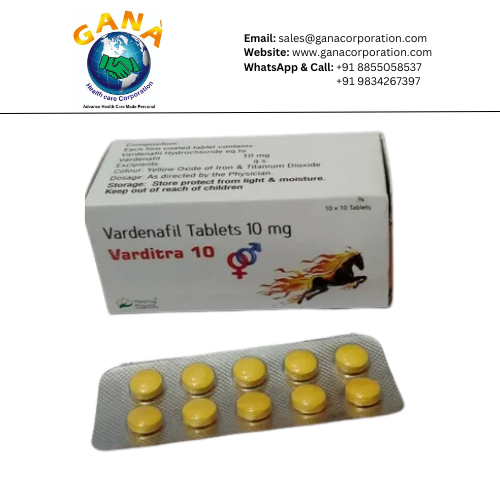 Varditra Vardenafil 10 mg Tablet