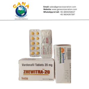 Zhewitra Vardenafil 20 mg Tablet