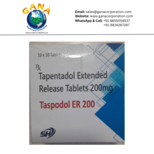 Taspodol Tapentadol Extended  Release 200 mg Tablet
