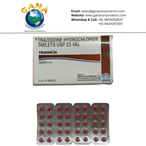 Tridon Trazodone Hydrochloride 25 mg Tablet