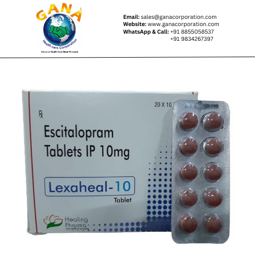 Lexaheal Escitalopram 10 mg Tablet
