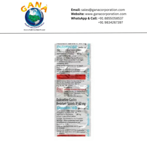 Duolotin Duloxetine Gastro Resistant 60 mg Tablet