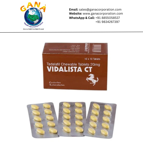 Vidalista CT Chewable Tadalafil 20 mg Tablet