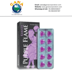 Krrista Purple Flame Vardenafil 40 mg + Dapoxetine 100 mg Tablet