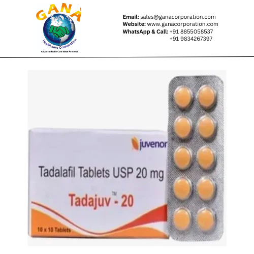 Tadajuv Tadalafil 20 mg Tablet