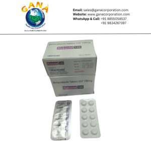 Mebentel Mebendazole 100 mg Tablet