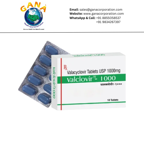 Valclovir Valacyclovir 1000 mg Tablet