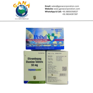 Trombonamo Eltrombopag Olamine 50mg Tablets