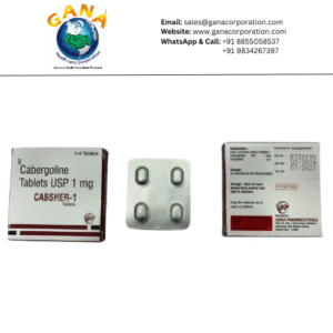 Cabsher Cabergoline 1 mg Tablet
