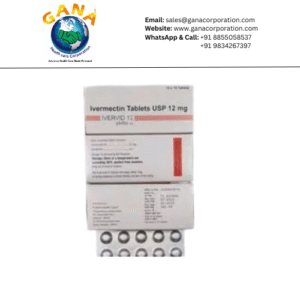 Ivervid  Ivermectin 12 mg Tablet