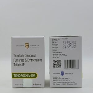 Tenofoshiv EM   Tenofovir Disoproxil Fumarate Emtricitabine  300MG Tablet