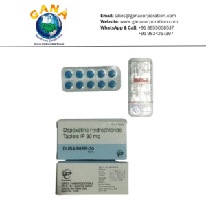 Durasher Dapoxetine 30 mg Tablet