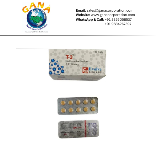 T3 Liothyronine Sodium 20 mcg Tablet