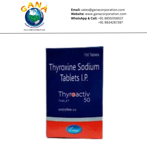 Thyroactiv Thyroxine Sodium 50mcg Tablet