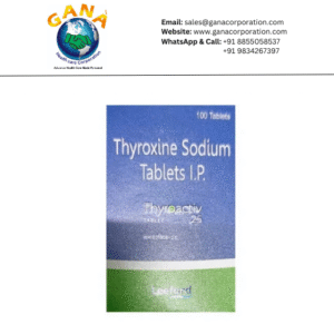 Thyroactiv Thyroxine Sodium 25mcg Tablet