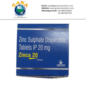 Zinca Zinc Sulphate Dispersible 20mg Tablet
