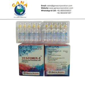 Testorix E Testosterone Enanthate  250 mg Injection 1ml Ampule