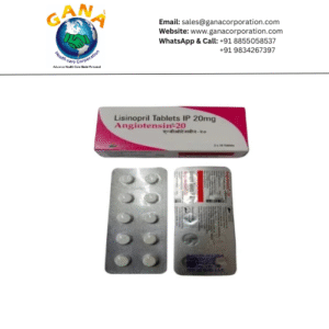 Angeotensin Lisinopril 20 mg Tablet