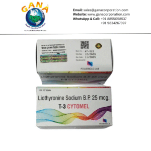 T-3 Cytomel Thyroxine Sodium 25 mcg Tablet