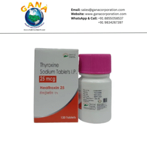 Healtroxin Thyroxine Sodium 25mcg Tablet