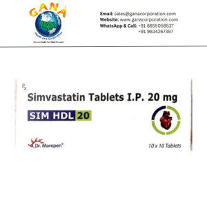 Sim HDL Simvastatin 20mg Tablet
