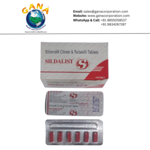 Sildalist Sildenafil 100 mg + Tadalafil 20 mg  Tablet