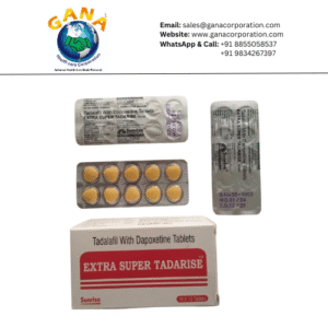 Extra Super Tadarise  Tadalafil 40 mg + Dapoxetine 60 mg Tablet