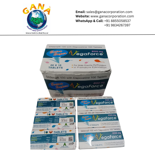 Extra Super Vegaforce Sildenafil 100 mg + Dapoxetine 100 mg Tablet
