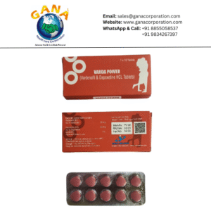 Varda Power Vardenafil  20  mg + Dapoxetine  60  mg Tablet