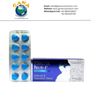 Krrista Blue Strom Sildenafil 200 mg + Dapoxetine 60 mg Tablet