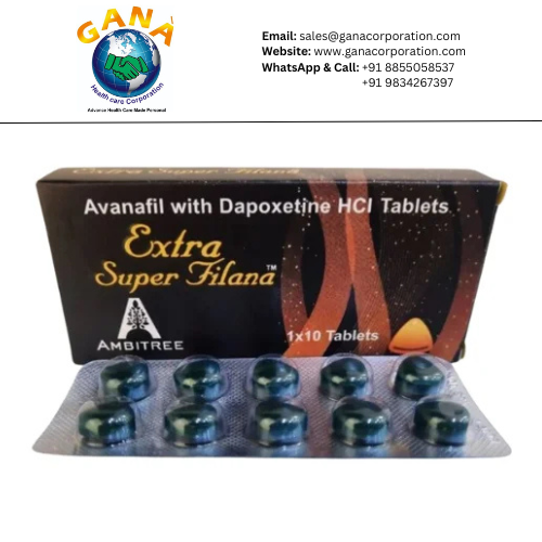 Extra Super Filana Avanafil 200 mg + Dapoxetine 40 mg Tablet